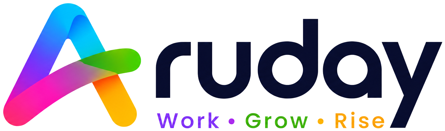 Aruday — Work. Grow. Rise.